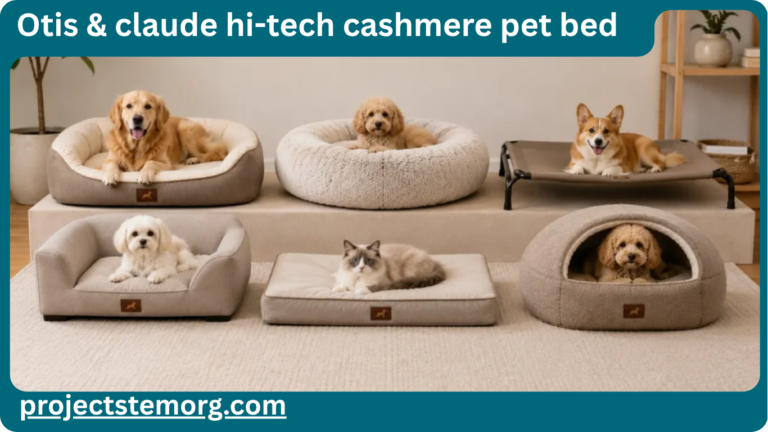 otis & claude hi-tech cashmere pet bed