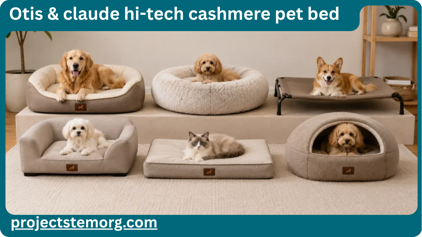 otis & claude hi-tech cashmere pet bed